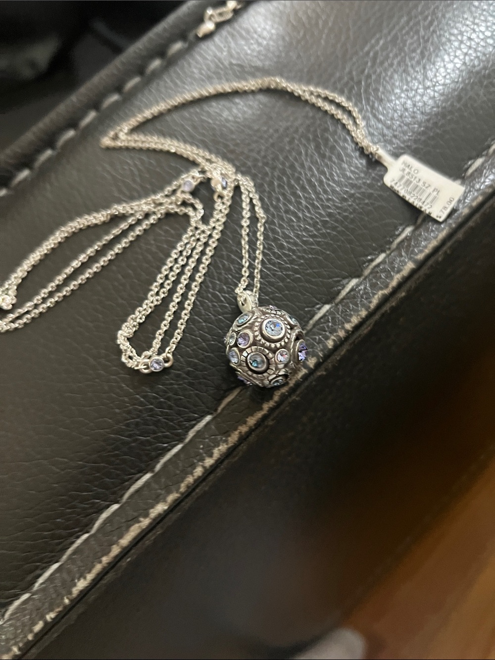Brighton Halo sphere necklace earrings set - Picture 4 of 6